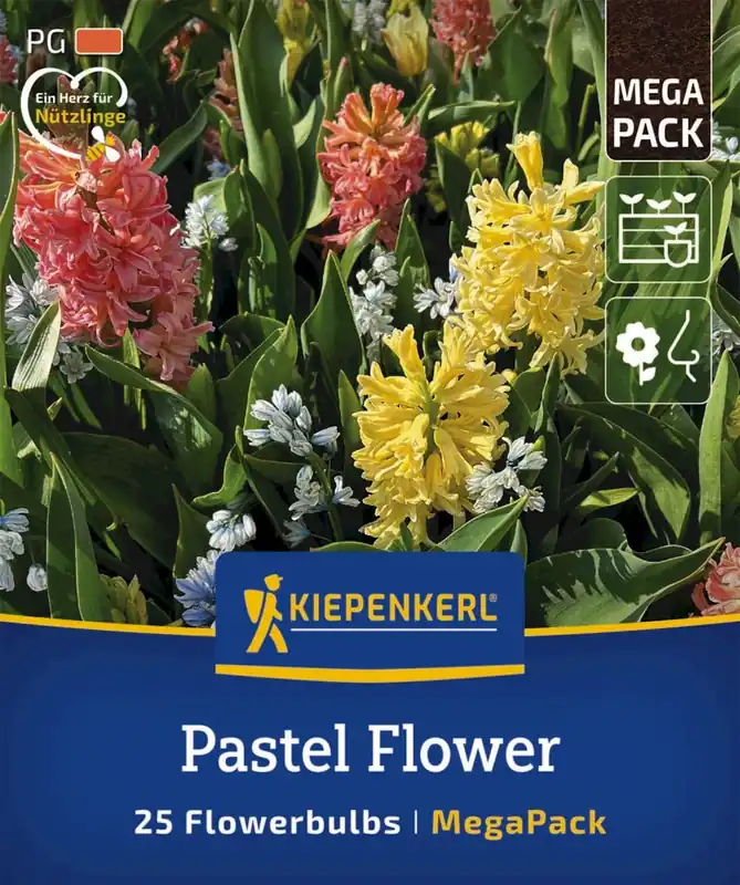 Populair bij klanten | Kiepenkerl Mega-Pack Pastel Flower, 25 stuks