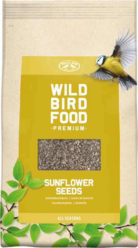Esschert Design Zwarte Zonnebloempitten, 1 kg - Nieuw in het assortiment
