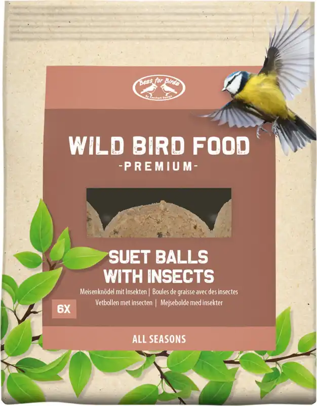 Esschert Design Vetbollen met Insecten, 6 stuks | Outlet