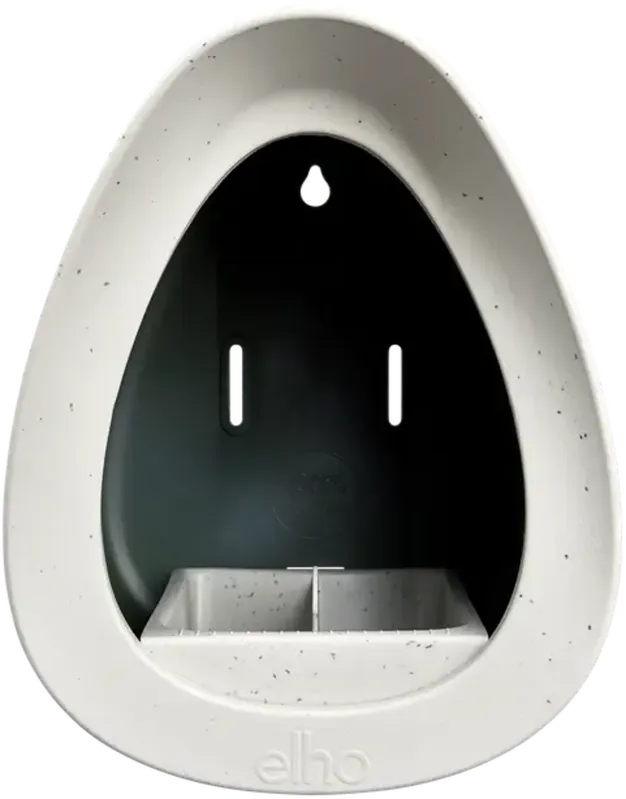 Slechts tijdelijk - elho essential bird feeder 18cm, fibrous grey