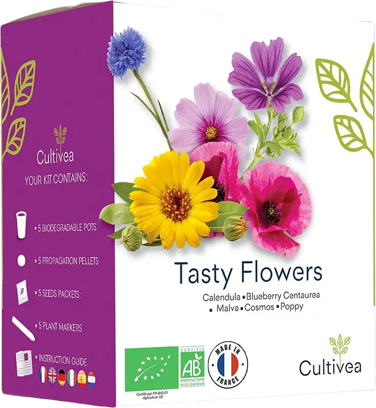 Fabrieksprijs - Cultivea Mini Kit "Tasty Flowers"