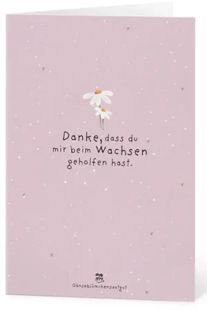 Zojuist toegevoegd - Die Stadtgärtner Wenskaart met Bloemzaadjes - Danke, dass du mir beim Wachsen geholfen hast