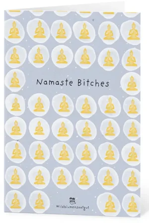 Wees er snel bij - Die Stadtgärtner Wenskaart met Bloemzaadjes - Namaste Bitches