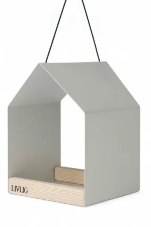 Verlaagde prijs | Livlig Metalen Vogelhuisje, Antraciet