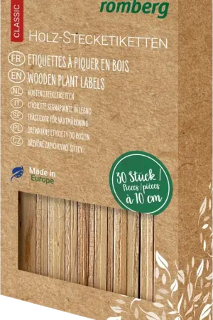 Romberg Houten Steeketiketten, 30 stuks | Trending