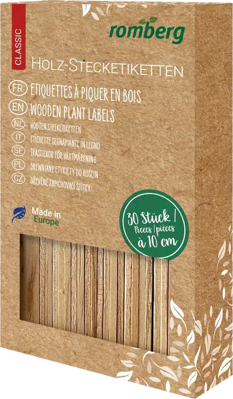 Romberg Houten Steeketiketten, 30 stuks | Trending