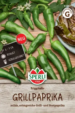 Favoriet van klanten - Sperli Biologische Grillpaprika "Friggitello"