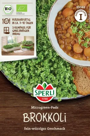 Aanrader - Sperli BIO Microgreen-Pads Broccoli