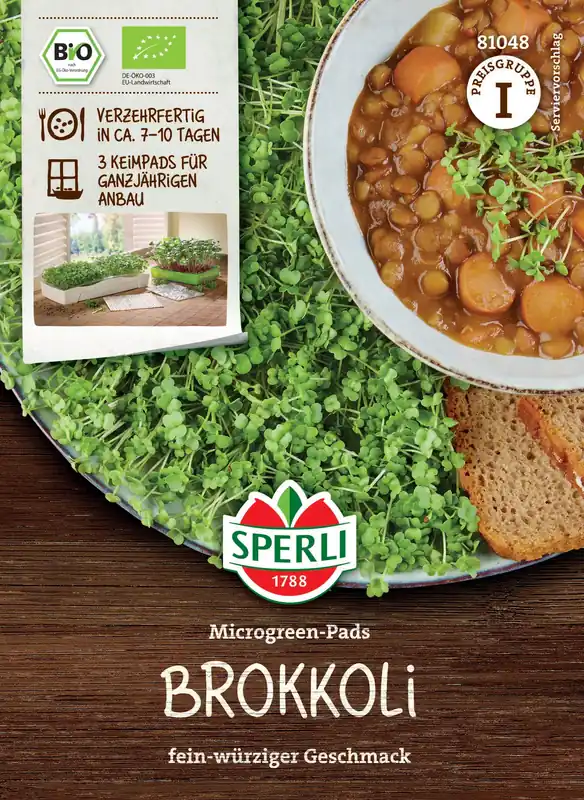 Aanrader - Sperli BIO Microgreen-Pads Broccoli