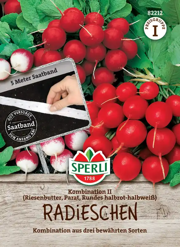 Sperli Radijs "Kombination II" Zaadband - Bespaar meer