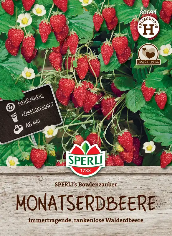 Klaar voor verzending | Sperli Aardbei SPERLI‘s Bowlenzauber