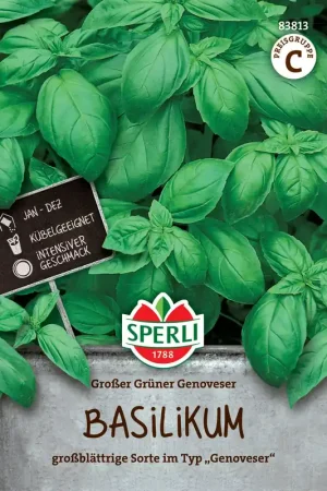 Actieprijs - Sperli Basilicum Großer Grüner Genoveser