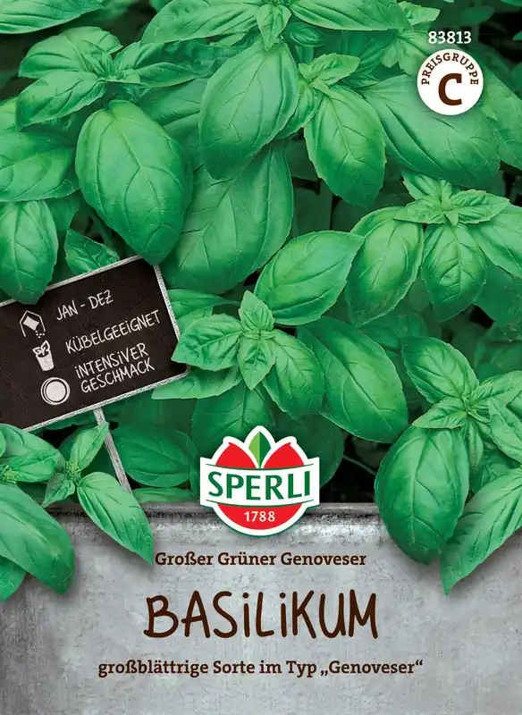 Actieprijs - Sperli Basilicum Großer Grüner Genoveser