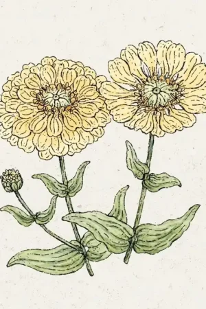Scherp geprijsd | Jora Dahl Zinnia elegans "Isabellina" (Zinnia)