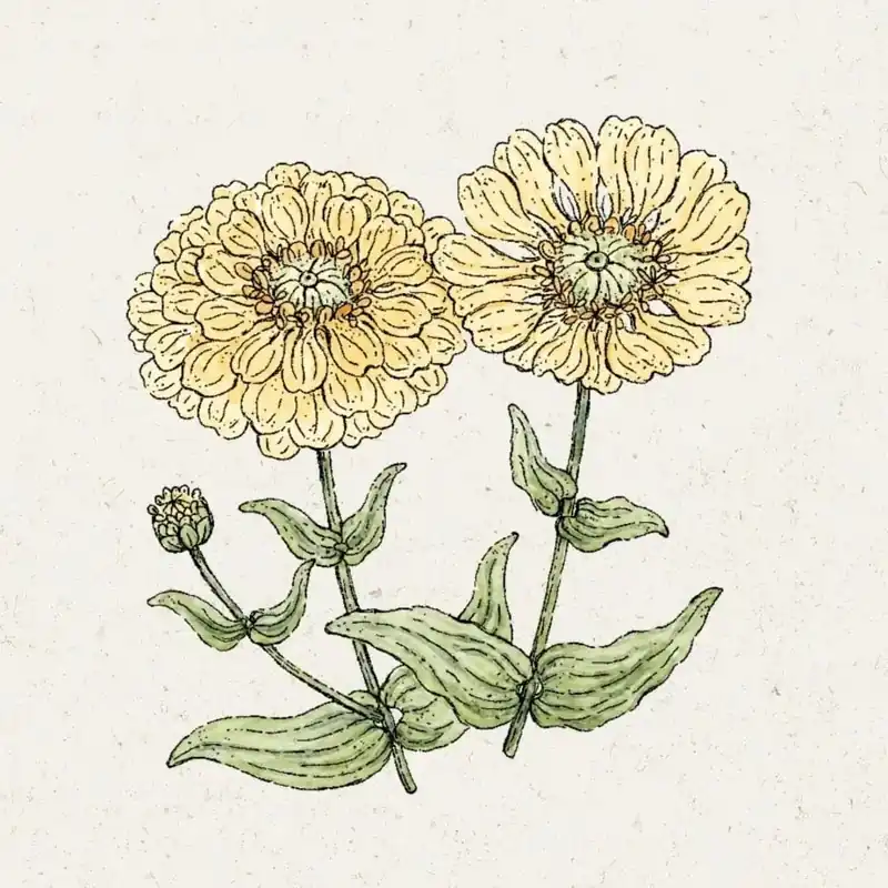 Scherp geprijsd | Jora Dahl Zinnia elegans "Isabellina" (Zinnia)