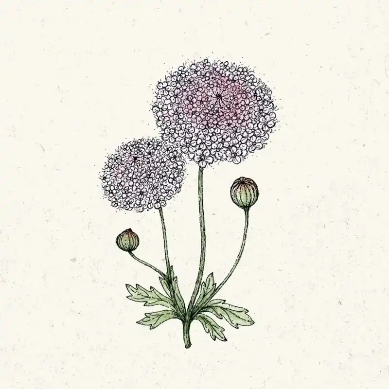 Trending - Jora Dahl Didiscus caeruleus "Lace Pink"