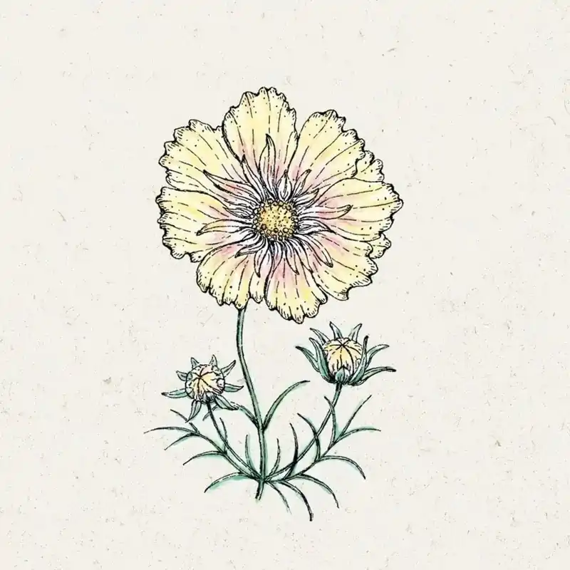 Bestseller - Jora Dahl Cosmos bipinnatus "Xanthos" (Cosmea)