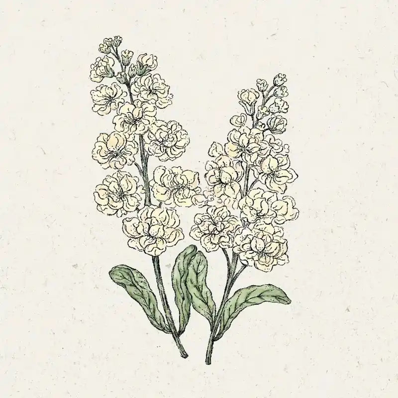 Veel gekozen - Jora Dahl Matthiola Incana "Iron Yellow" (Violier)