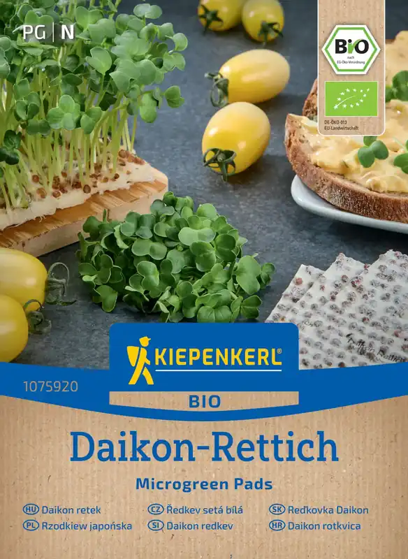 Kiepenkerl BIO Microgreen Garden Pads Daikon Radijs | Sale