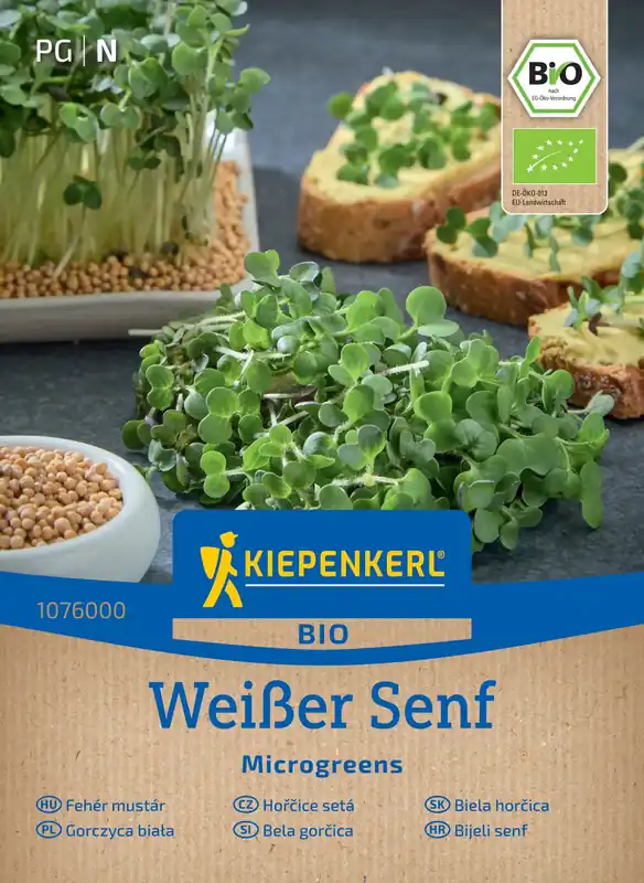 Flitsaanbieding - Kiepenkerl BIO Microgreens Witte Mosterd