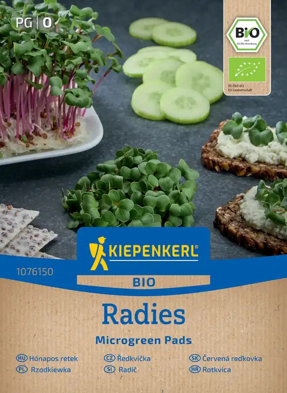 Kiepenkerl BIO Microgreen Garden Pads Radijs - Bespaar nu