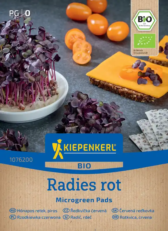 Koop vandaag | Kiepenkerl BIO Microgreen Garden Pads Rode Radijs