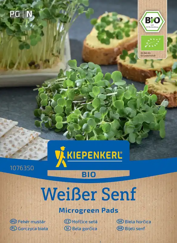 Kiepenkerl BIO Microgreen Garden Pads Witte Mosterd | Erg populair