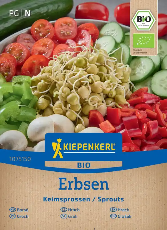 Direct leverbaar - Kiepenkerl BIO Sprouts Erwten