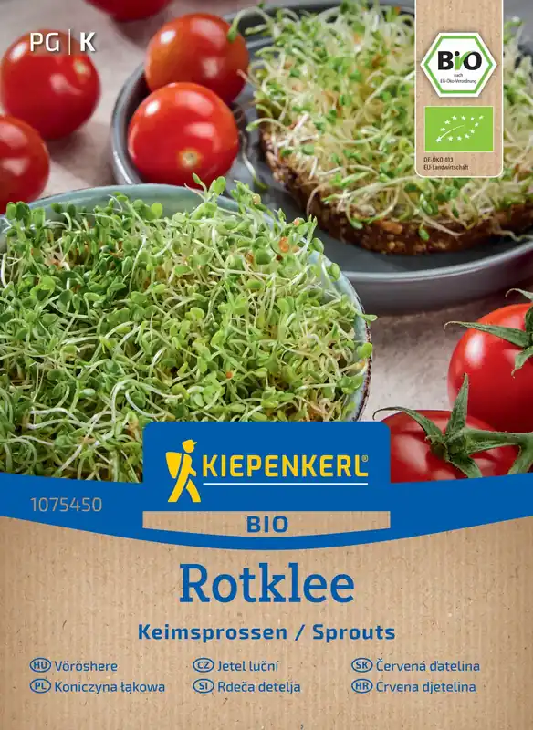 Kiepenkerl BIO Sprouts Rode Klaver | Nieuw in het assortiment