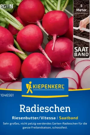 Beperkte voorraad | Kiepenkerl Radijs Vitessa - Zaadlint