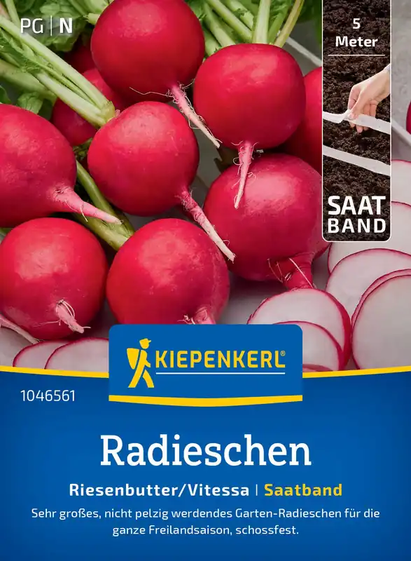 Beperkte voorraad | Kiepenkerl Radijs Vitessa - Zaadlint