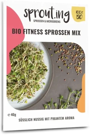 Vanaf nu beschikbaar | Sprout.ing Biologische Fitness Kiemenmix, 40 g