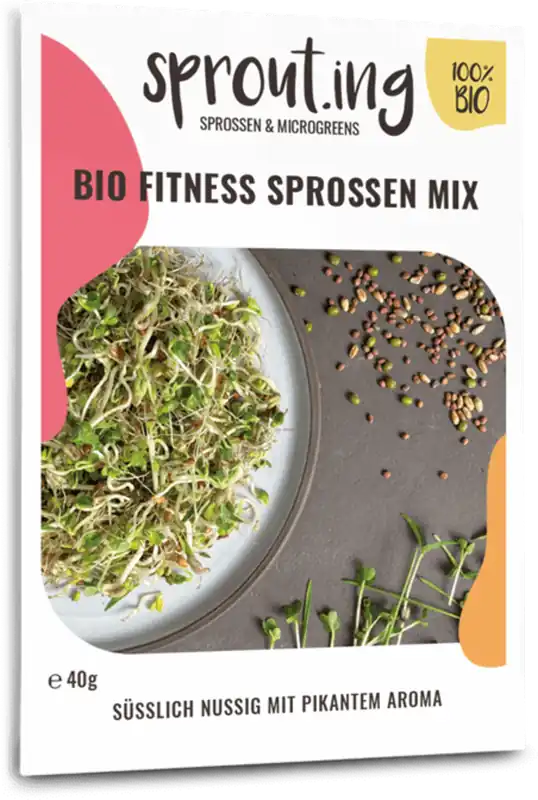 Vanaf nu beschikbaar | Sprout.ing Biologische Fitness Kiemenmix, 40 g