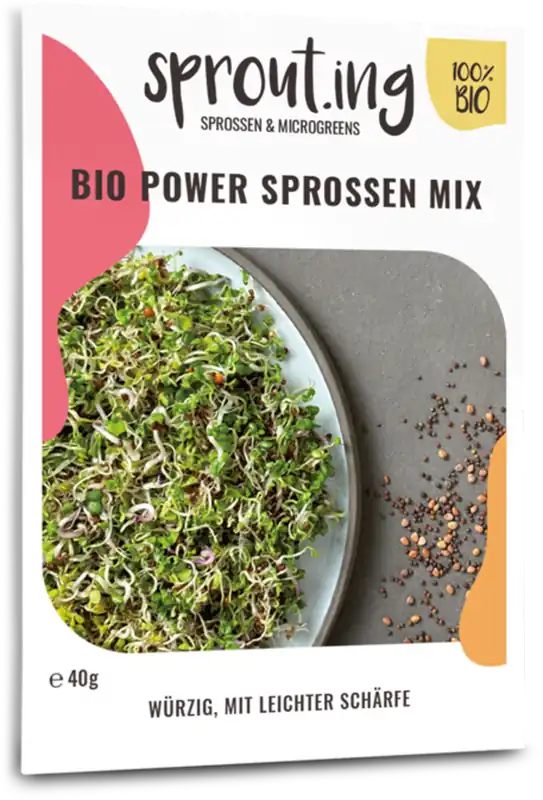 Veilige betaling | Sprout.ing Biologische Power Kiemenmix, 40 g
