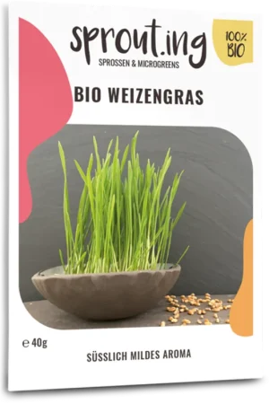 Sprout.ing Biologisch Tarwegras, 40 g | Voeg toe aan winkelwagen