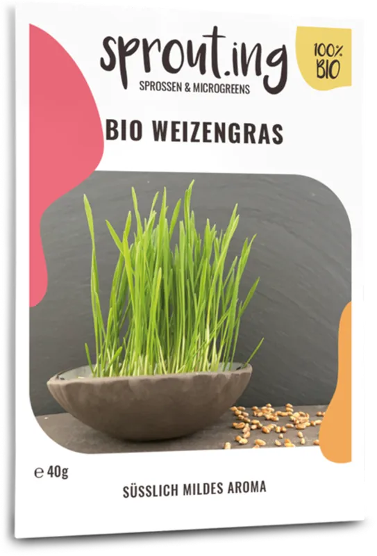 Sprout.ing Biologisch Tarwegras, 40 g | Voeg toe aan winkelwagen