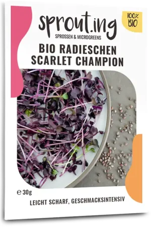 Sprout.ing Biologische Radijs Scarlet Champion, 30 g | Voordelig