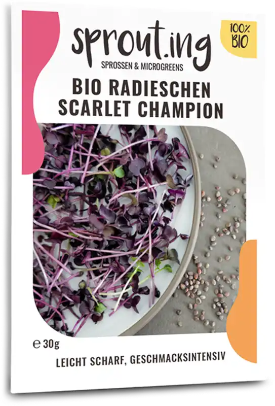 Sprout.ing Biologische Radijs Scarlet Champion, 30 g | Voordelig