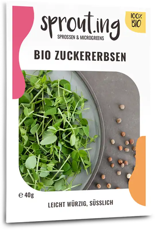 Favoriet van klanten - Sprout.ing Biologische Suikererwten, 40 g