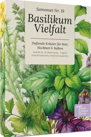 Magic Garden Seeds Basilicumvariëteiten Zadenset - Topdeal
