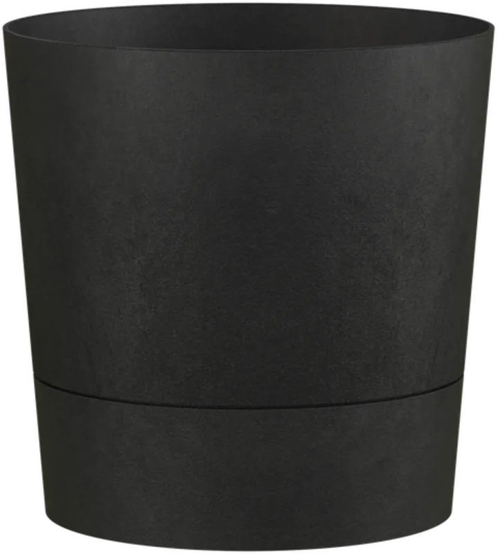 elho foss rond 25cm, living black - Actie