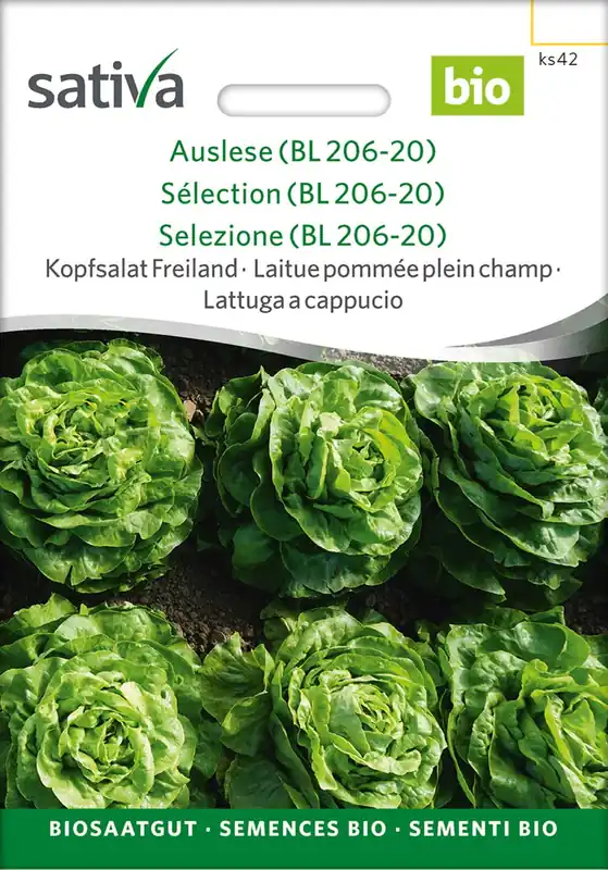 Eenvoudig retourneren - Sativa Biologische Kropsla "Brighella", 0,25 g
