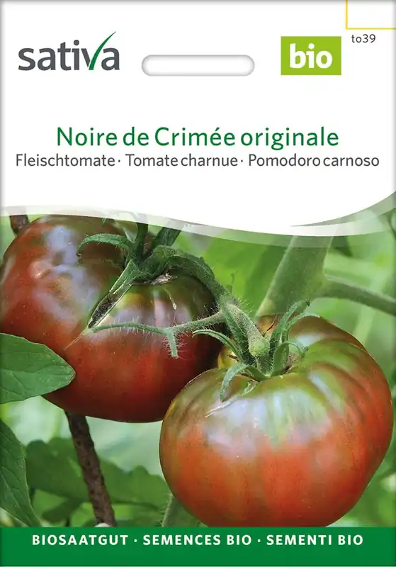 Sativa Biologische Vleestomaat "Noire de Crimée originale" | Shop nu
