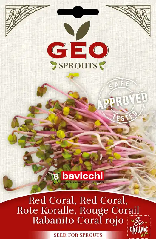 Bavicchi Biologische Kiemgroenten "Radijs Rote Koralle", 20 g - Deal