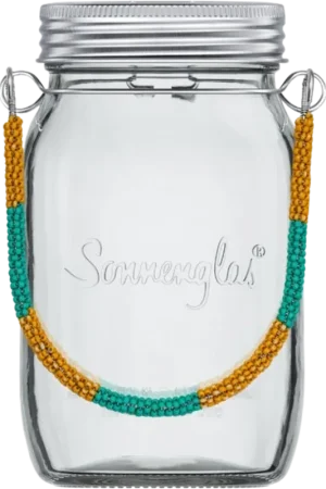Sonnenglas Sonnenglas® Beadwork Handle - Solarlamp, Lilac/Orange | Actie loopt bijna af