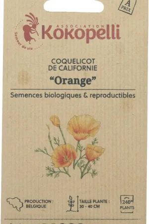 Kokopelli Biologisch Slaapmutsje, Oranje, 300 Korrels | Laatste dagen