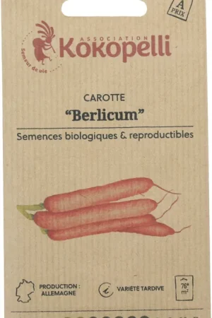 Kokopelli Biologische Rode Wortel "Berlicum", 4 g | Nu kopen