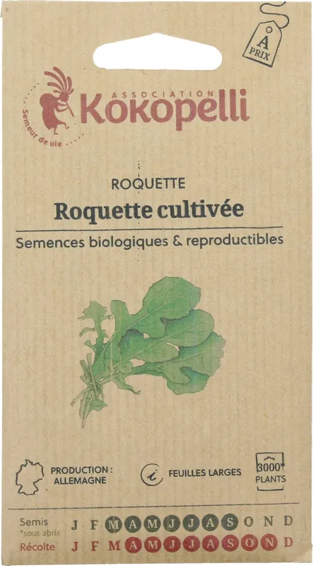Aanbieding - Kokopelli Biologische Rucola, 6 g