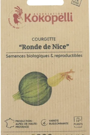 Kokopelli Biologische Courgettes "Ronde de Nice", 12 Korrels | Speciale aanbieding