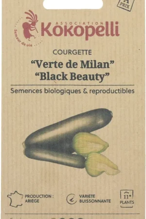Kokopelli Biologische Courgette "Black Beauty" (Milanese Variëteit), 12 Korrels | Topdeal